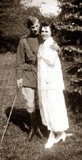 Irene visiting Vernon in London during his war service, May 1916